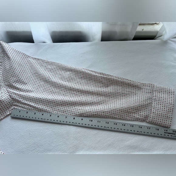 Jack Victor  Geometric Print Stretch Cotton Shirt in Pink - Picture 9 of 9